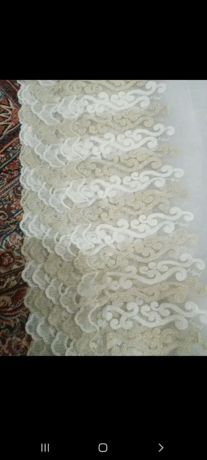 پرده ۲۶ متر دوخته نشده یساقی هستم|پرده، رانر، رومیزی|بندر ترکمن, |دیوار