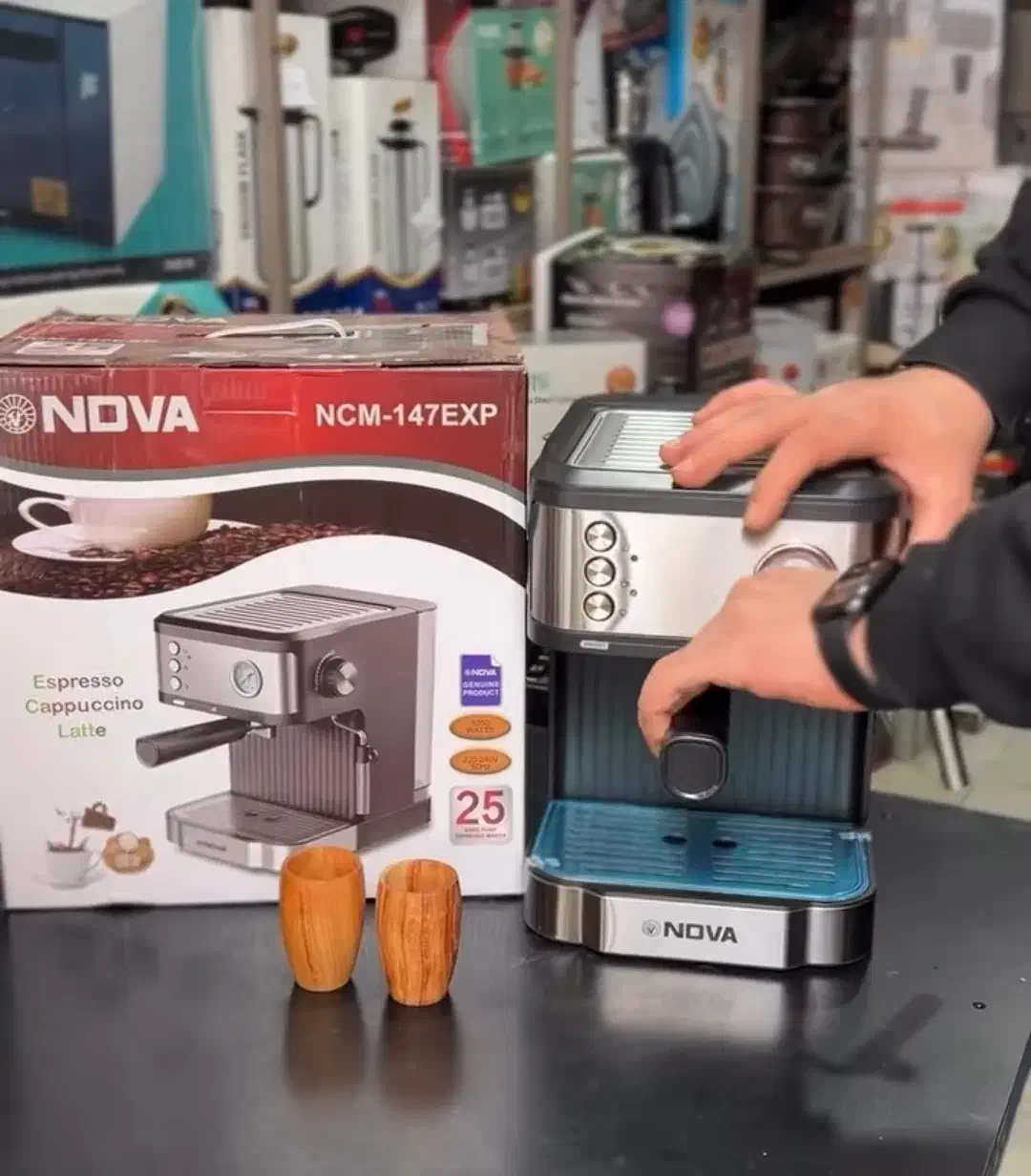 اسپرسو ساز نوا|سماور، چایساز، قهوهساز|رشت, نظری|دیوار