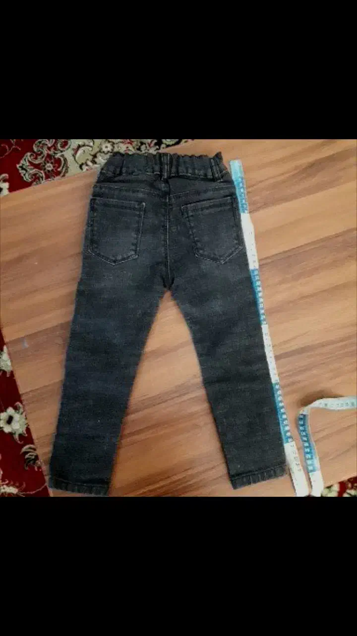 شلوار لی زغالی ۲تا ۳سال ۲۵۰ تومن|کفش و لباس بچه|اقبالیه, |دیوار