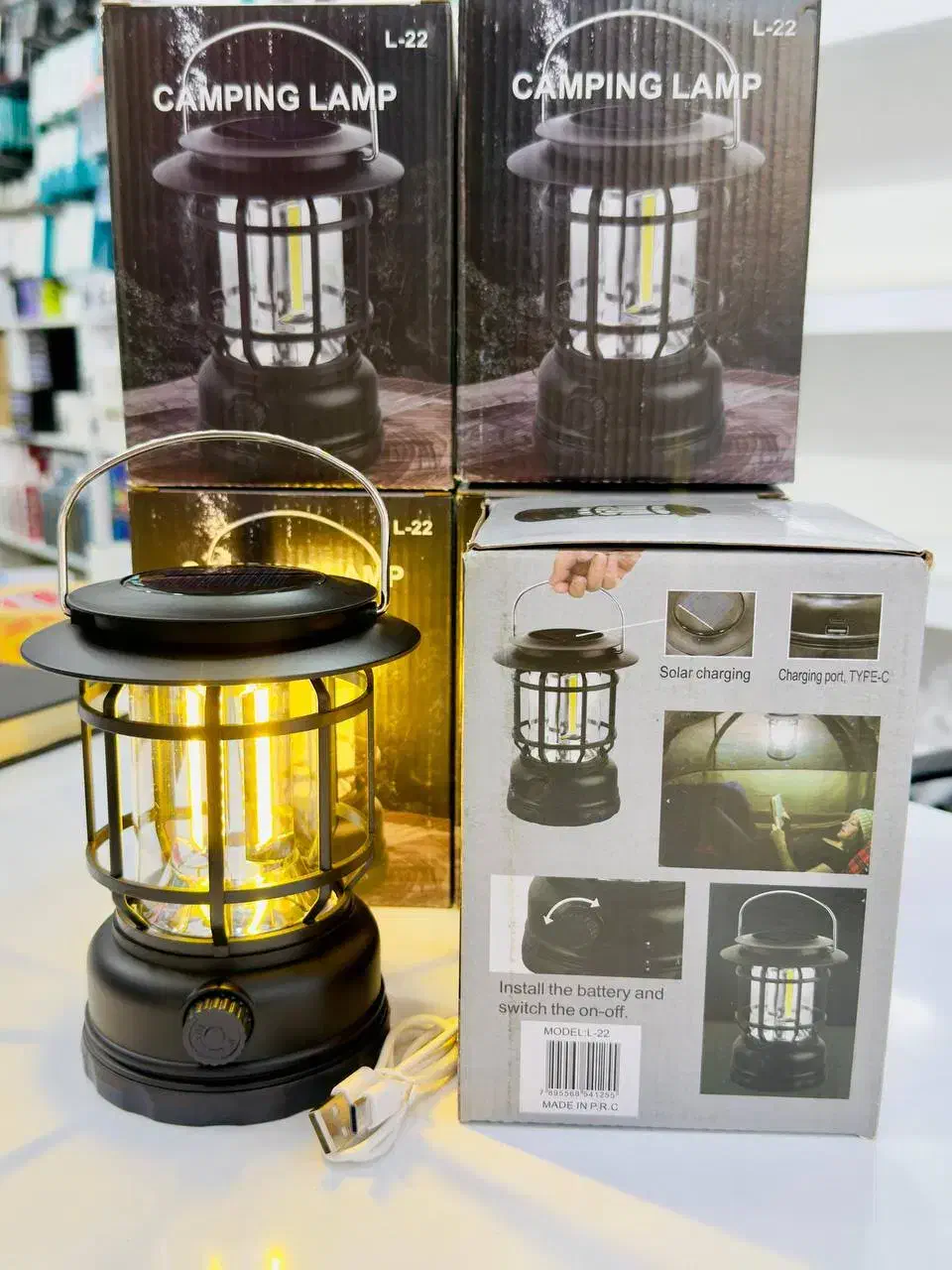 چراغ فانوس آباژور شب خواب ریسه|چراغ خواب و آباژور|شیراز, فخرآباد (دروازه کازرون)|دیوار