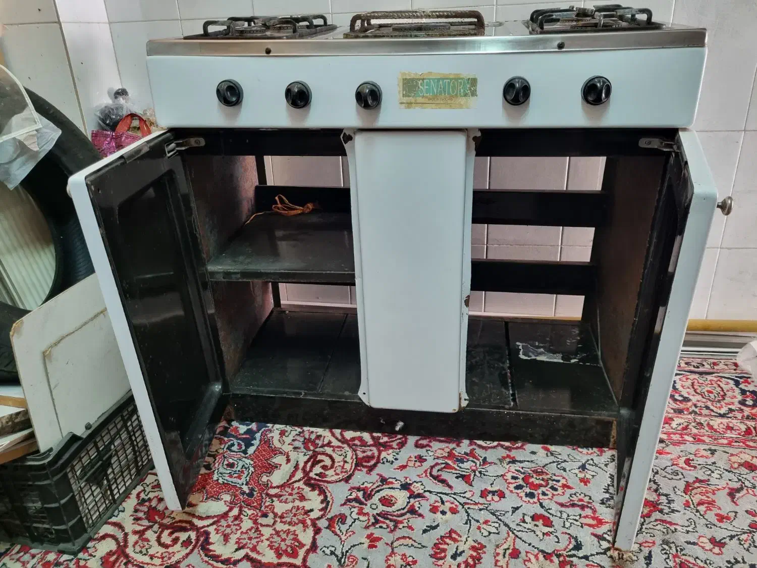 اجاق گاز ۵ شعله تمام لعاب کابینتی آردل|اجاق گاز و لوازم برقی پختوپز|رشت, سلیمانداراب|دیوار