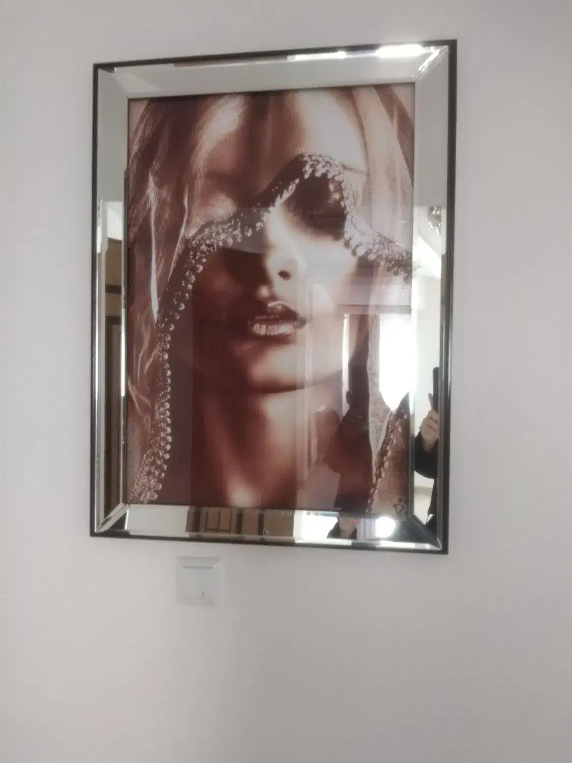 تابلو اینه ای بسیار شیک|تابلو، نقاشی، عکس|مهاباد (آذربایجان غربی), |دیوار