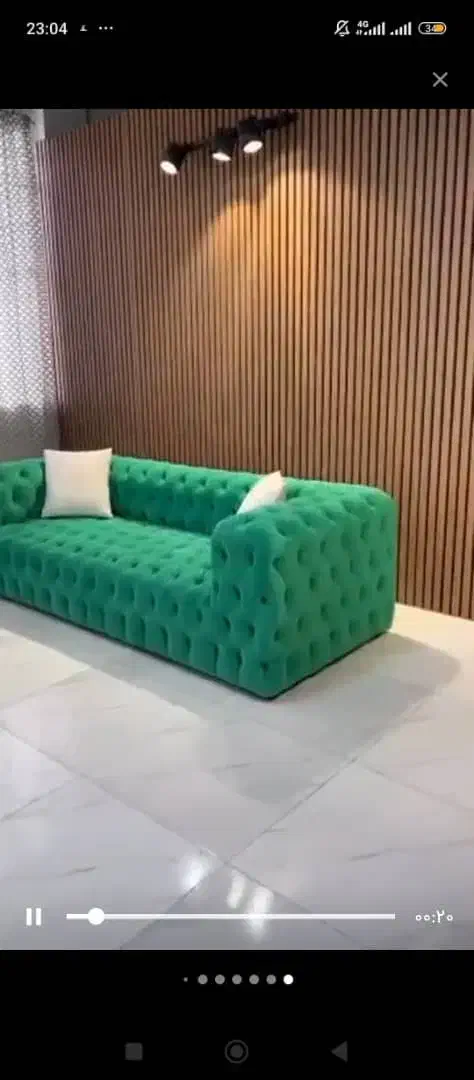 مبل راحتی چستر تمام لمسه پارچه ای چرمی تحویل فوری|مبلمان خانگی و میز عسلی|چهاردانگه (تهران), |دیوار