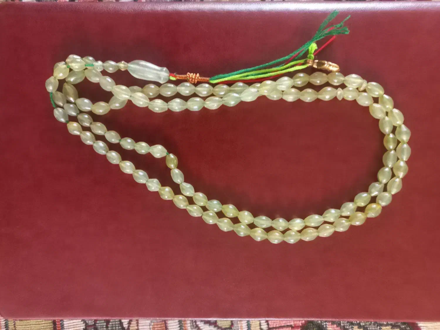 تسبیح سندلوس شامقصودکهربا|کلکسیون اشیاء عتیقه|سامان, |دیوار