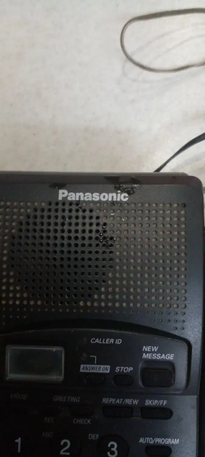 تلفن پاناسونیک ژاپن مدل ۱۲۳۲ بی سیم|تلفن رومیزی|لنگرود, |دیوار
