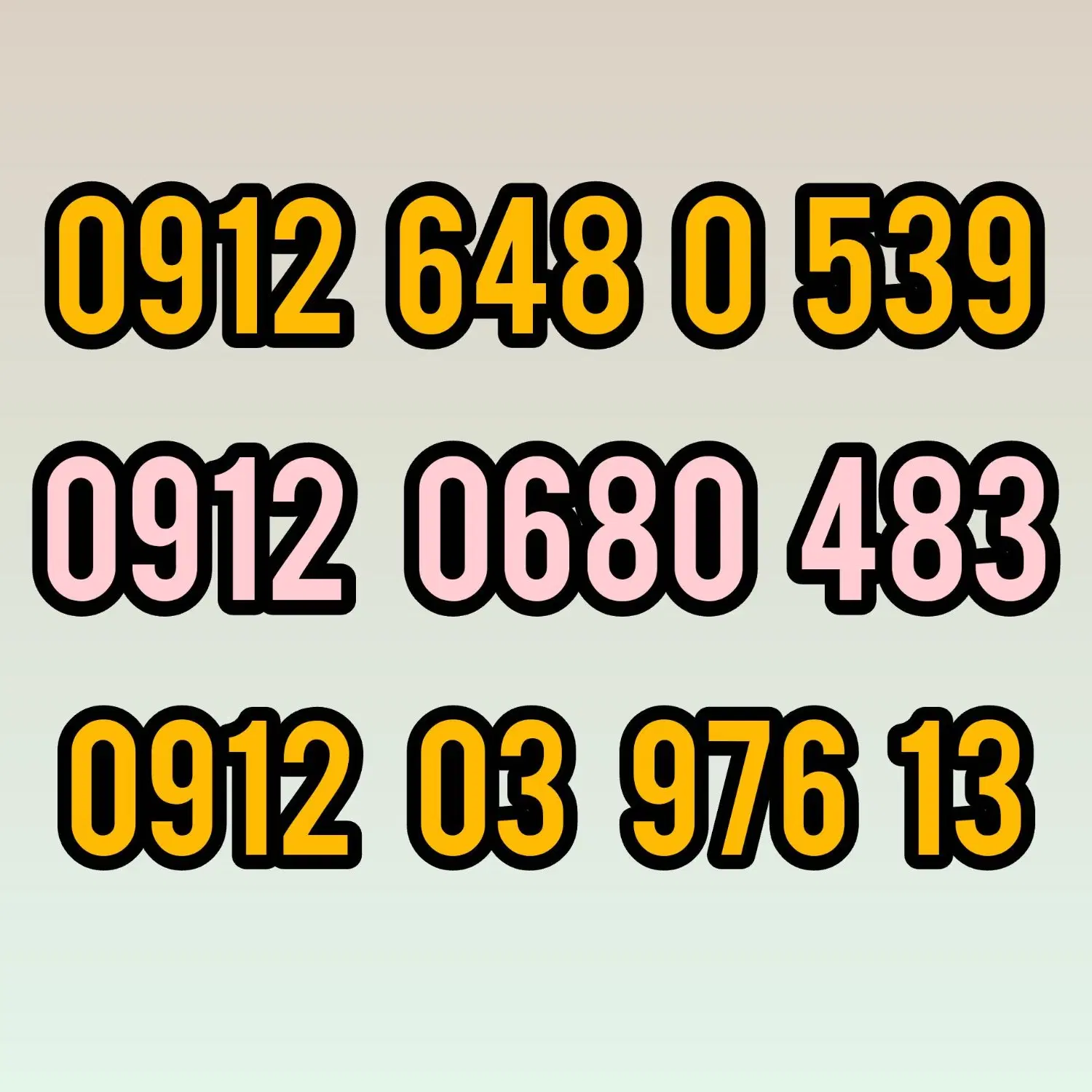 0912.6480539|سیم‌کارت|قم, زنبیل آباد|دیوار
