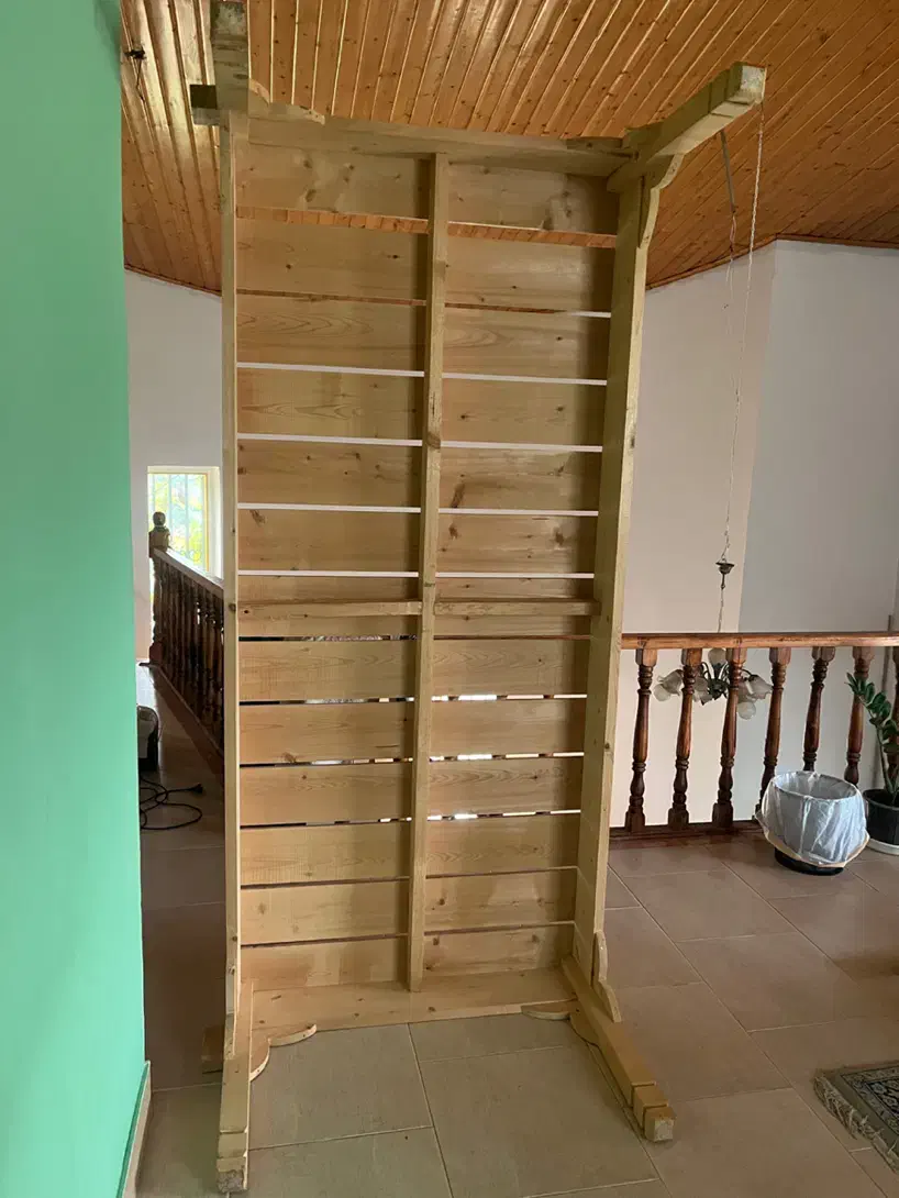 تخت چوبی|تخت و سرویس خواب|نوشهر, |دیوار