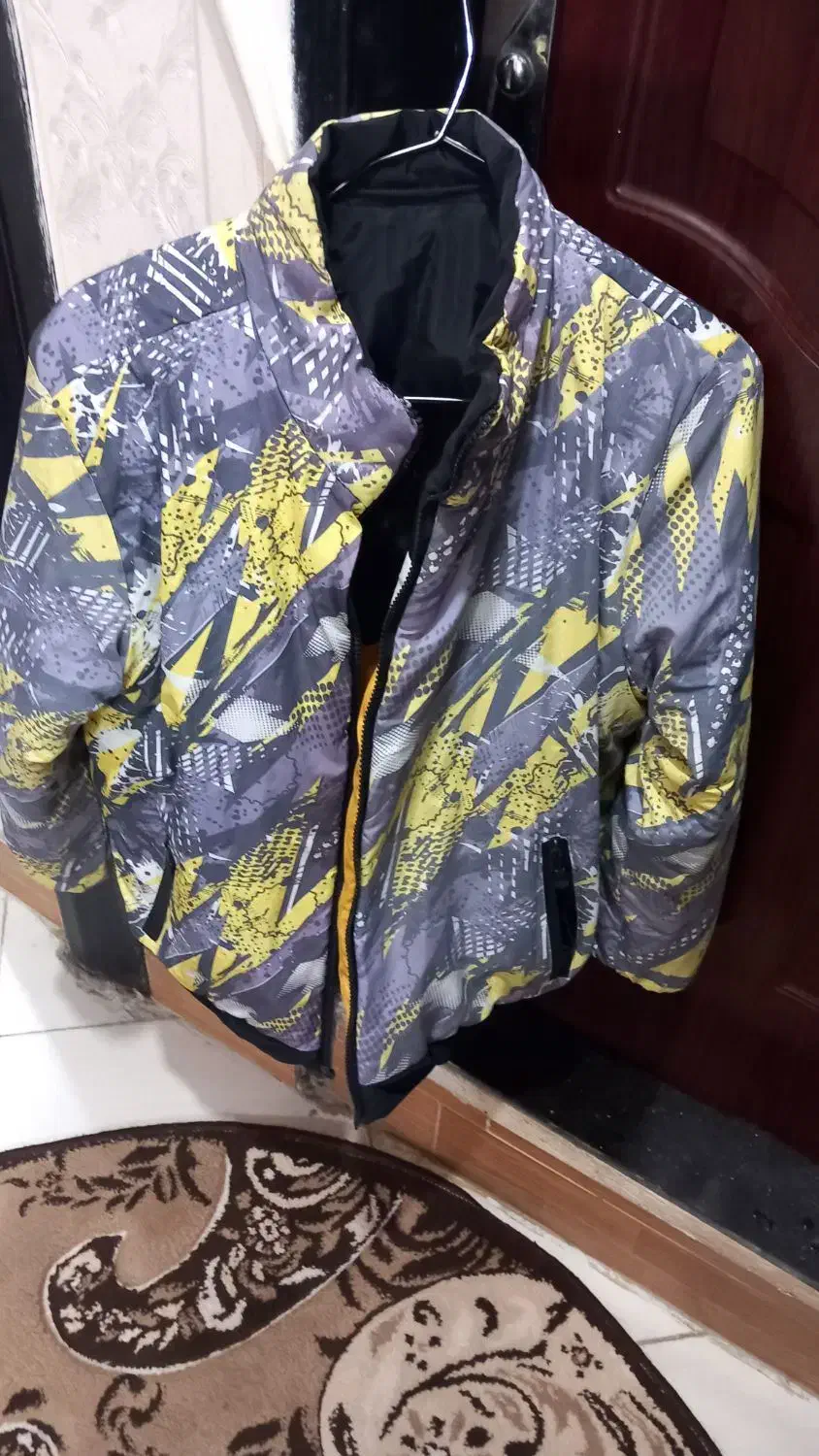 کاپشن دو رو و پافر درحدنو و شلوار در حد نو|کفش و لباس بچه|رشت, حمیدیان|دیوار