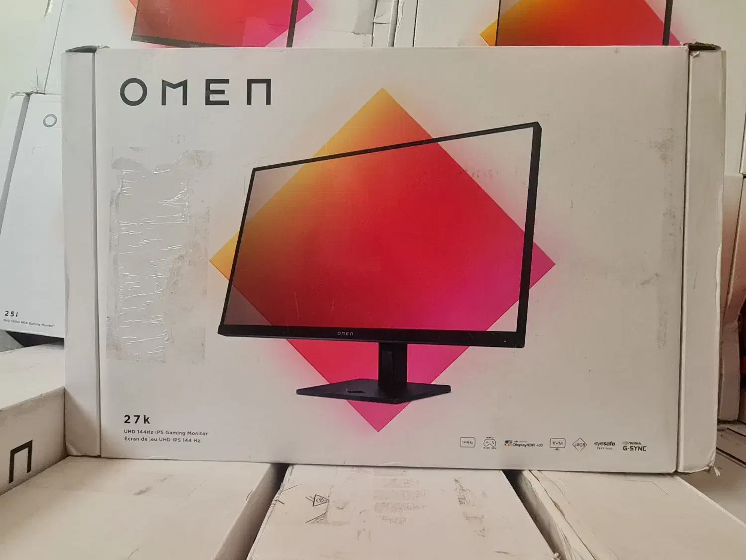 مانیتور ۲۷اینچ۱۴۴هرتز مخصوص گیم HP OMEN 27K|قطعات و لوازم جانبی رایانه|تهران, آرژانتین|دیوار