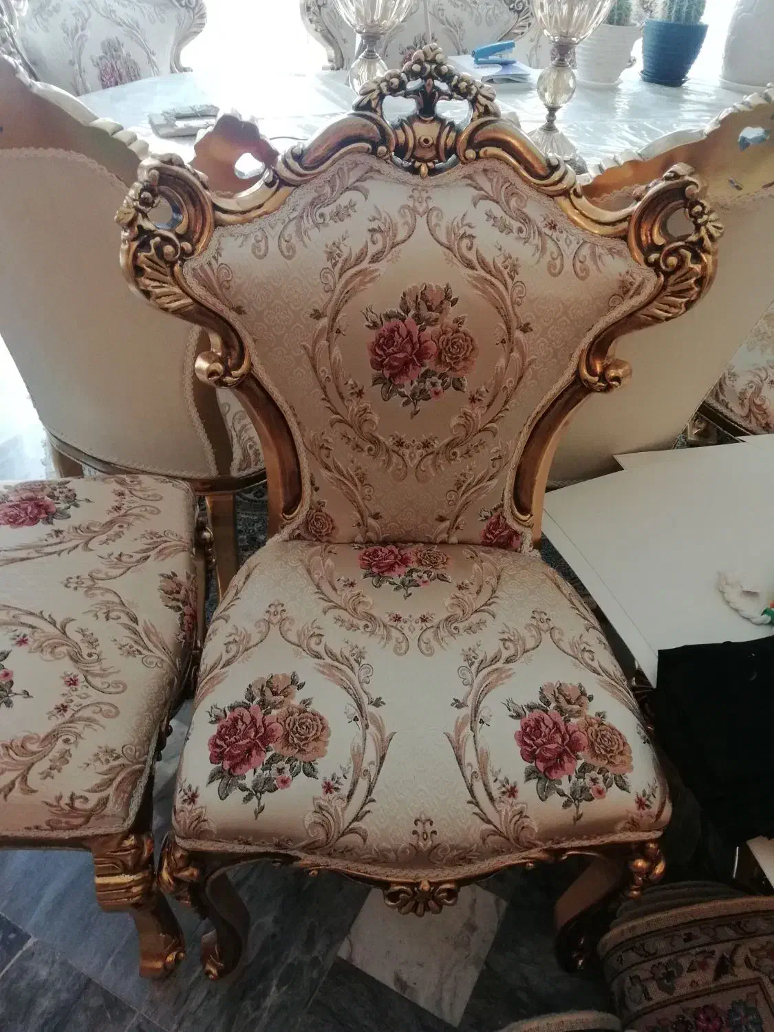 مبلمان 7 نفره ناهارخوری 8 نفره|مبلمان خانگی و میز عسلی|تهران, حکمت|دیوار