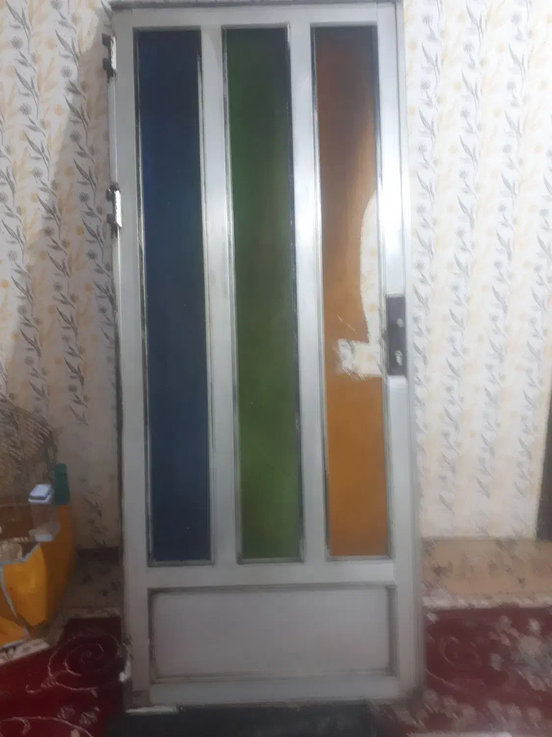 درب آلومینیوم دست دوم و جنس قدیم سنگین|مصالح و تجهیزات ساختمان|دلند, |دیوار