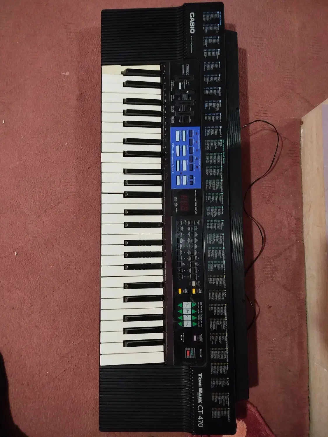ارگ کاسیو مدل CT470|پیانو، کیبورد، آکاردئون|ملایر, |دیوار