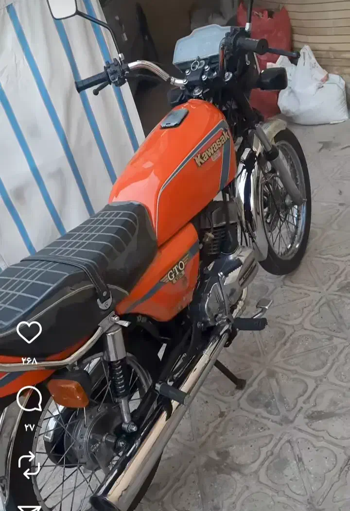 کاوازاکی جی تی او مدل ۷۲|موتورسیکلت|آبادان, |دیوار