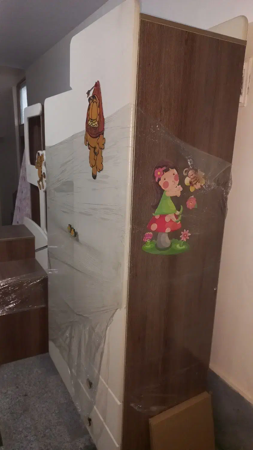 سرویس کمد و خواب کودک|تخت و سرویس خواب|خمینی‌شهر, |دیوار