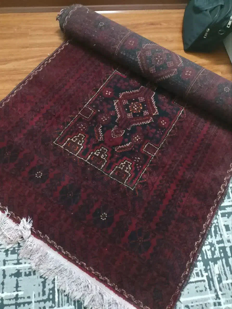 ۳ تخته قالیچه دستباف پشمی|فرش|مشهد, نیروی هوایی|دیوار