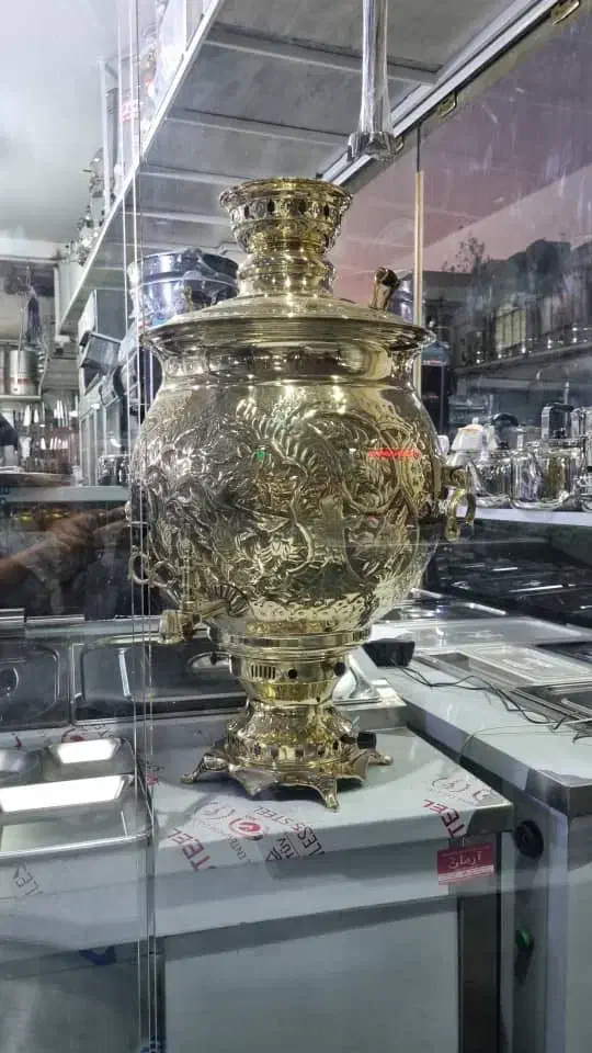 سماور برنجی|سماور، چای‌ساز، قهوه‌ساز|لاهیجان, کوی خزر|دیوار