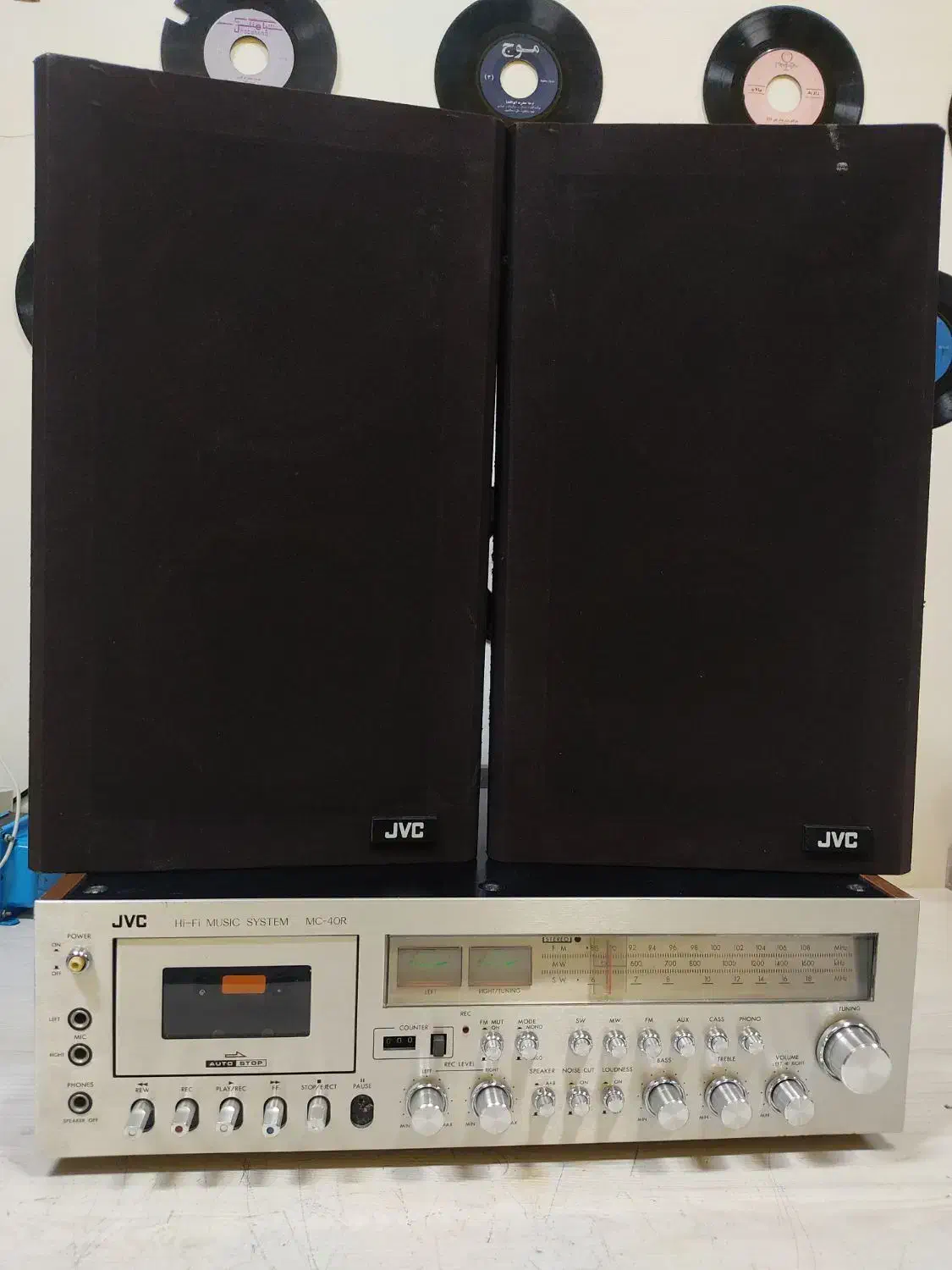 استریو رادیو ضبط کلاسیک jvc جی وی سی Hifi|سیستم صوتی خانگی|تهران, تهرانسر مرکزی|دیوار