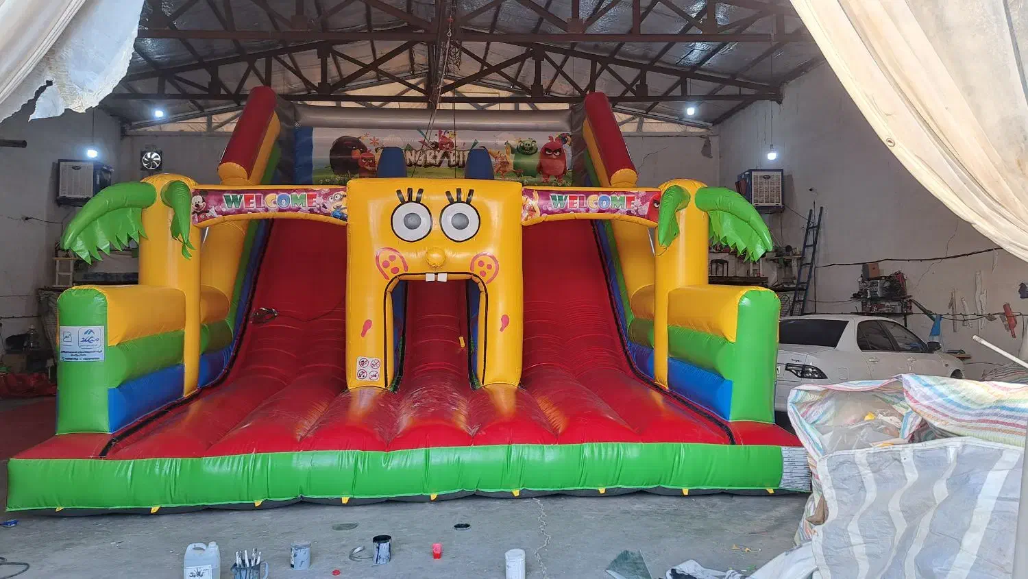 قصربادی سرسره بادی ابعاد مختلف دارای استانداردملی|عمده‌فروشی|پاکدشت, پاکدشت (مامازند)|دیوار