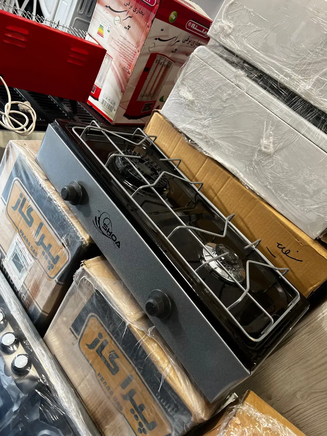 اجاق گاز دو سه شعله رومیزی لعابی شعاع|اجاق گاز و لوازم برقی پخت‌وپز|تهران, جیحون|دیوار