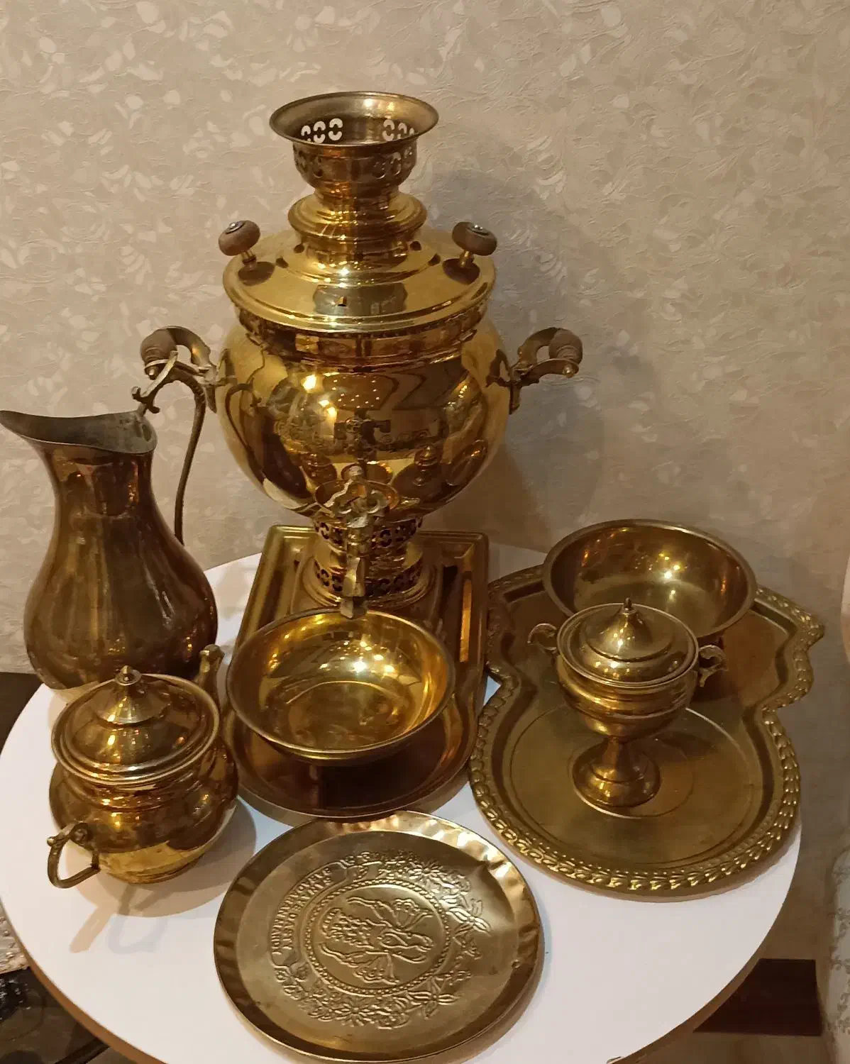 سرویس سماور طلایی|سماور، چای‌ساز، قهوه‌ساز|تهران, سازمان برنامه جنوبی|دیوار