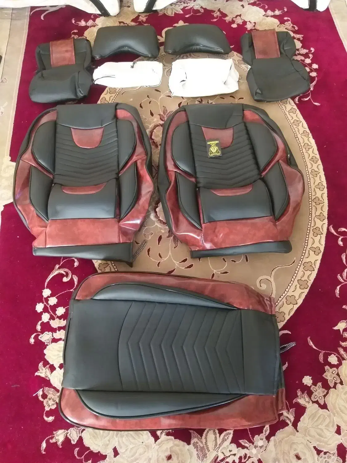 روکش صندلی چرم دنا پلاس (صفر ، نو نو)|قطعات یدکی و لوازم جانبی|مشگین شهر, |دیوار