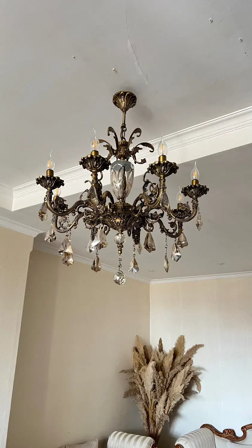 لوستر برنجی|لوستر و چراغ آویز|تهران, جنت‌آباد شمالی|دیوار