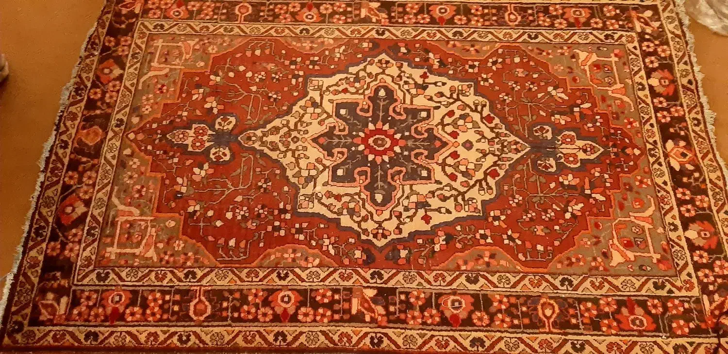 فرش دستباف قدیمی ۱.۵*۲.۵|فرش|اصفهان, آفاران|دیوار