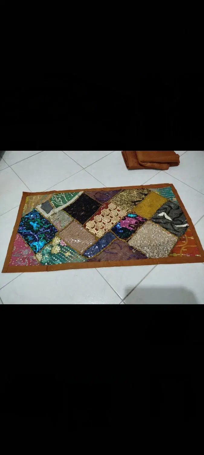 رومیزی هندی|پرده، رانر، رومیزی|ملایر, |دیوار