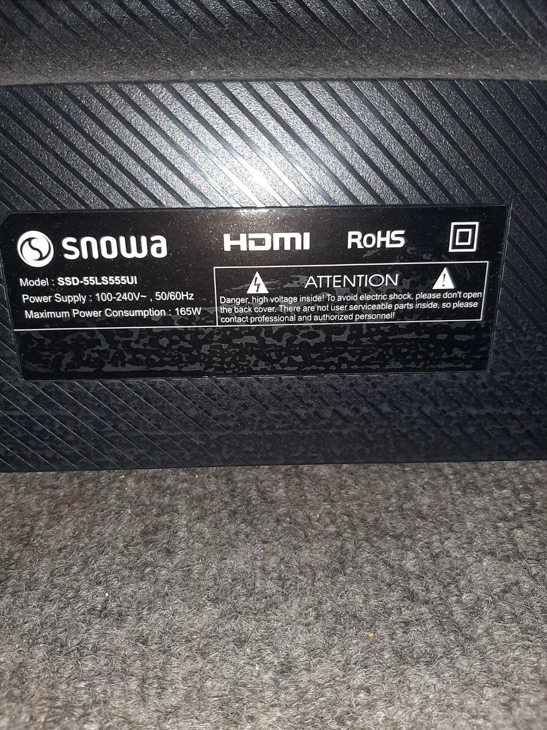 تلویزیون|تلویزیون و پروژکتور|اهواز, کوی جانبازان(دانش)|دیوار