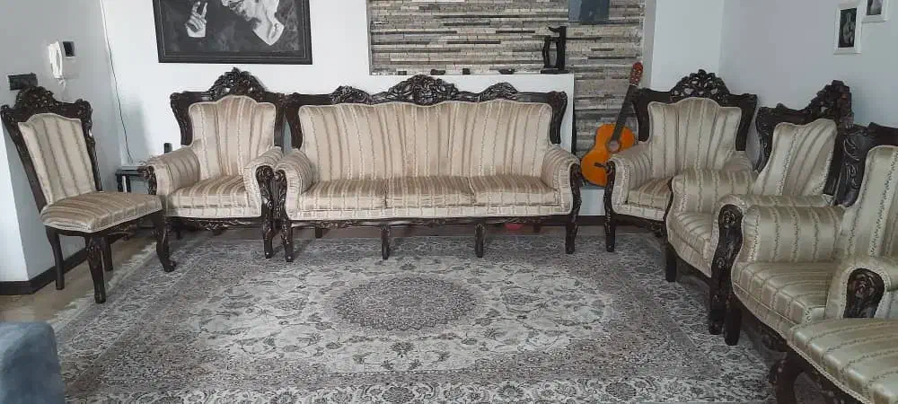 مبل سلطنتی|مبلمان خانگی و میز عسلی|محلات, |دیوار