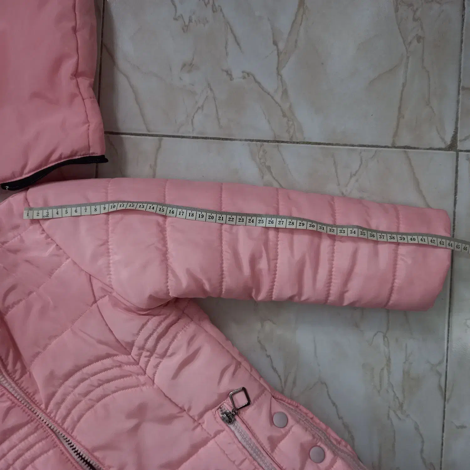 کاپشن صورتی دخترانه|کفش و لباس بچه|تهران, مینای شمالی (مخبر)|دیوار