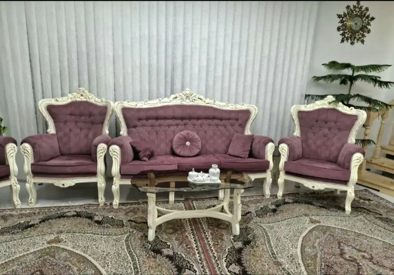 مبل سلطنتی|مبلمان خانگی و میز عسلی|لاهیجان, کوی خزر|دیوار