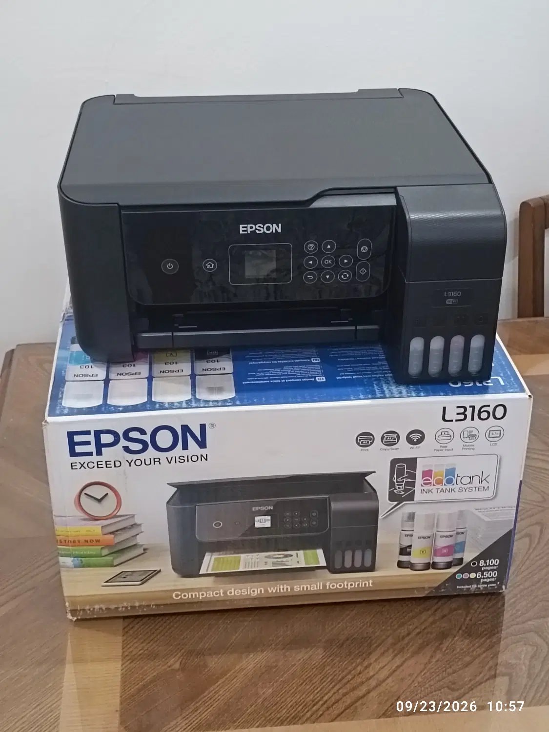 پرینتر 3کاره Epson L3160 در حد نو، کمکار و سالم|پرینتر، اسکنر، کپی، فکس|تهران, بنیهاشم|دیوار