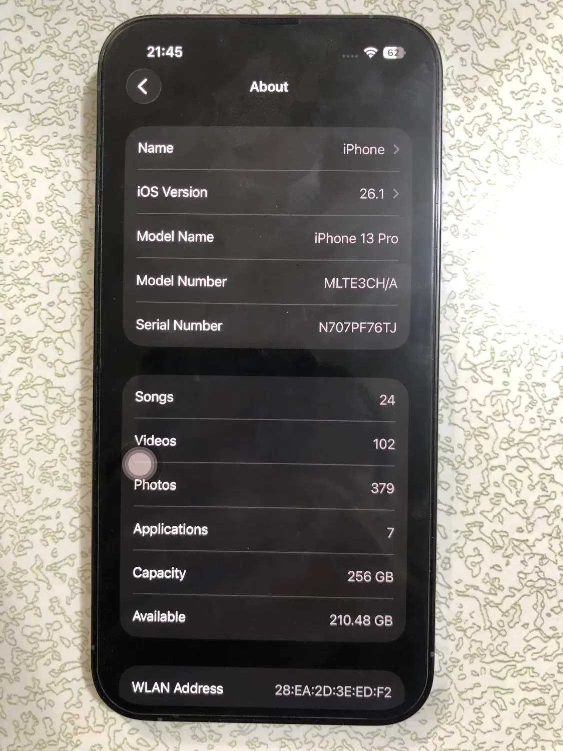 iPhone 13pro 256GBدرجه 1|موبایل|بندر گناوه, |دیوار