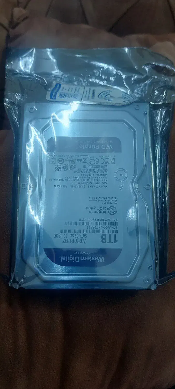 هارد بنفش ۱ ترابایت با گارانتی|قطعات و لوازم جانبی رایانه|تهران, هاشمی|دیوار