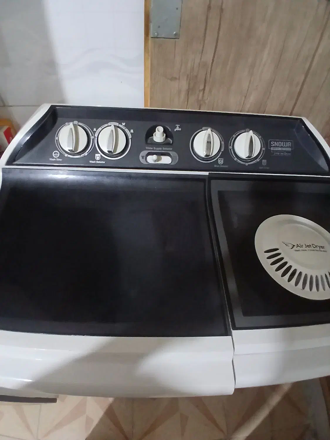 لباسشویی دوقلو نه کیلویی|ماشین لباسشویی و خشککن لباس|زرقان, |دیوار