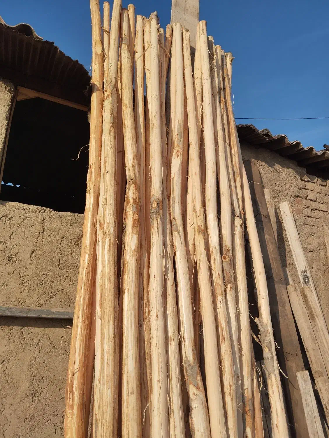 شمع چوبی ۴متری تخته برای بام پشت بند|عمده‌فروشی|ارومیه, |دیوار