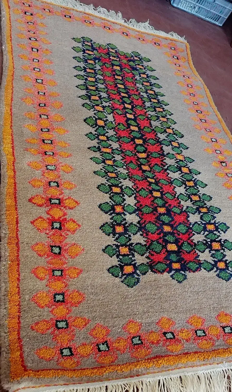 گبه .دستبافت|گلیم، جاجیم، گبه|کرمانشاه, |دیوار