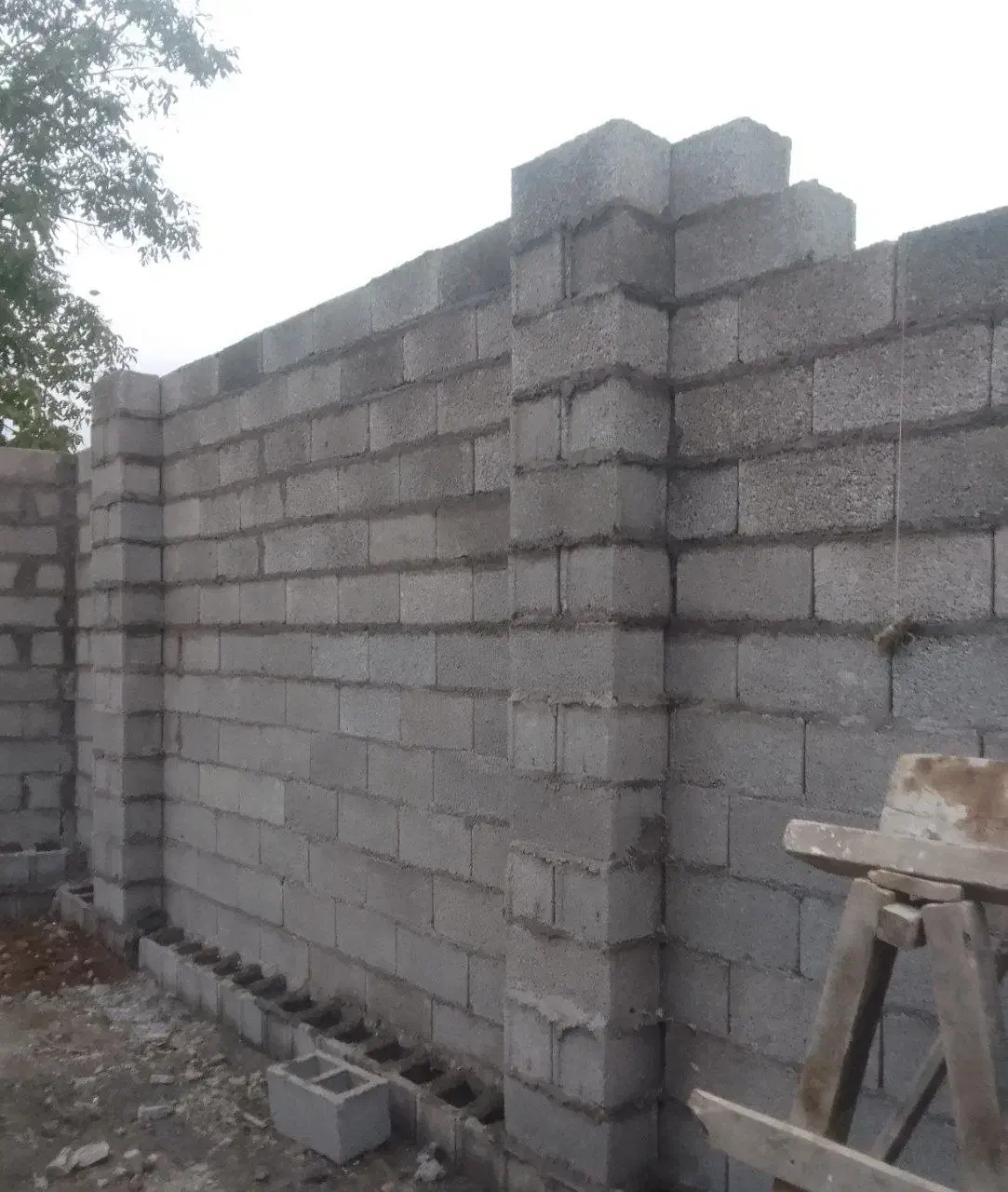 بلوک چینی آجر چینی سیمان کاری پی کنی|خدمات پیشه و مهارت|رشت, چمارسرا|دیوار