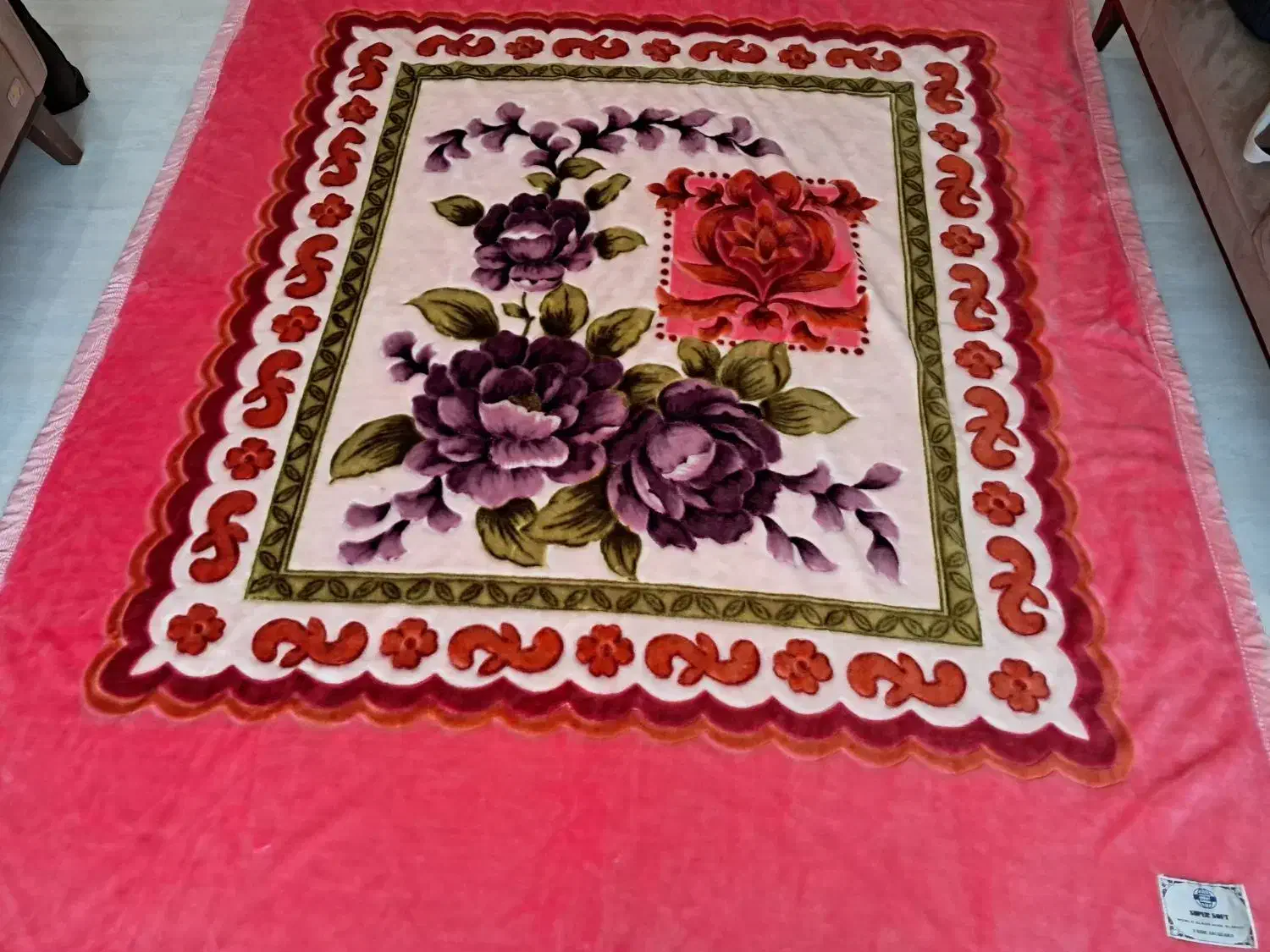 پتو گلبافت|رختخواب، بالش، پتو|رشت, دیلمان|دیوار