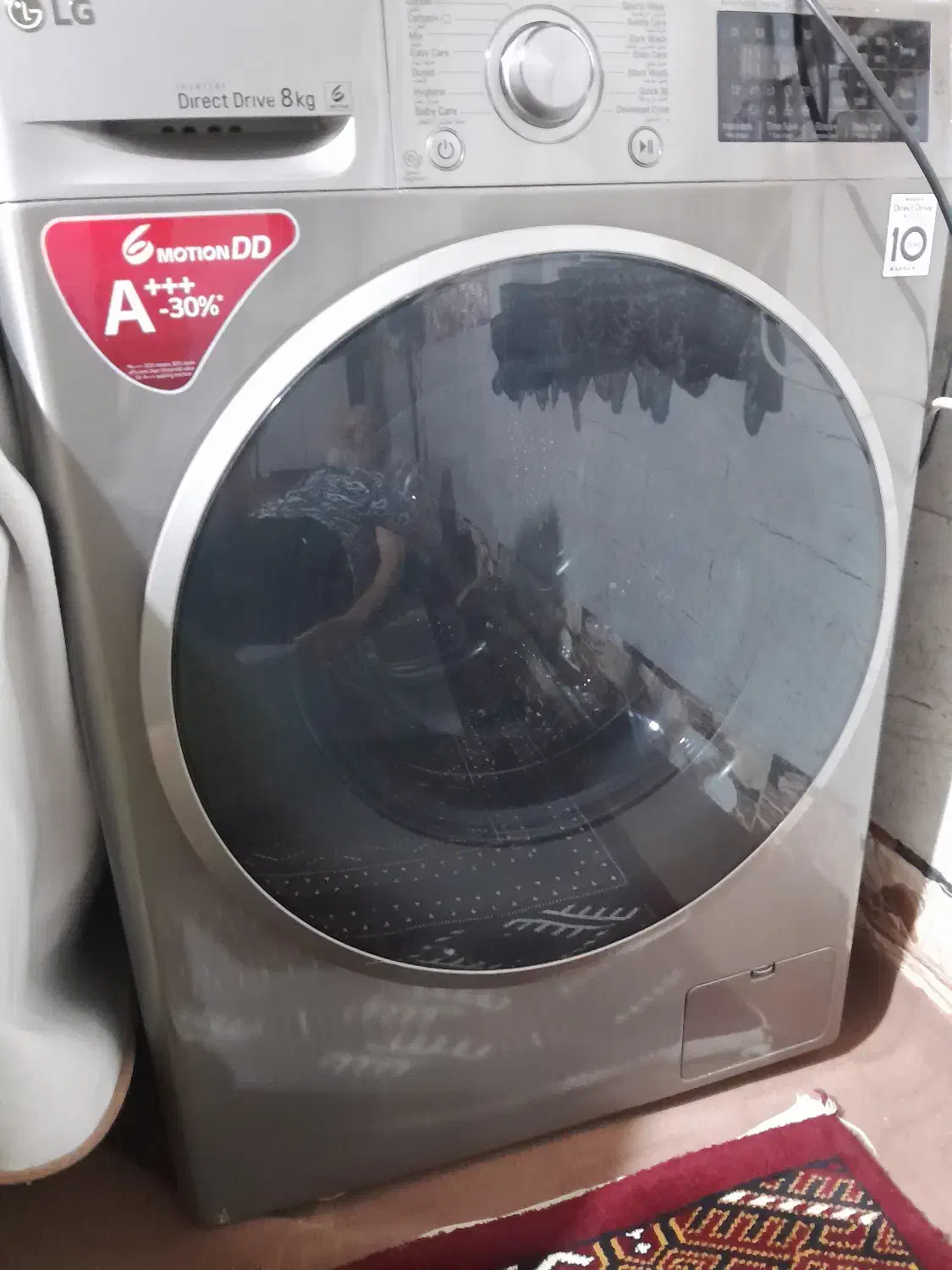 لباسشویی الجی 8کیلودرحدخشک فقط یکماه کارکرده|ماشین لباسشویی و خشککن لباس|فاضل آباد, |دیوار