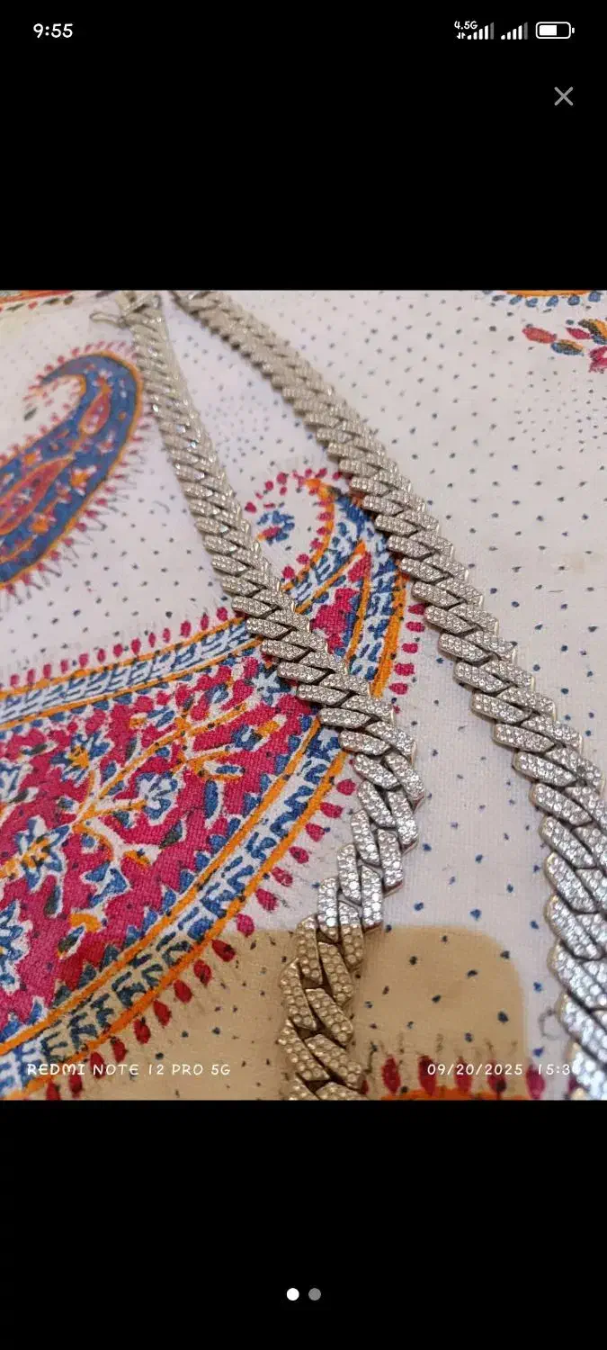 گردنبند فول نگین|بدلیجات|چرداول, |دیوار