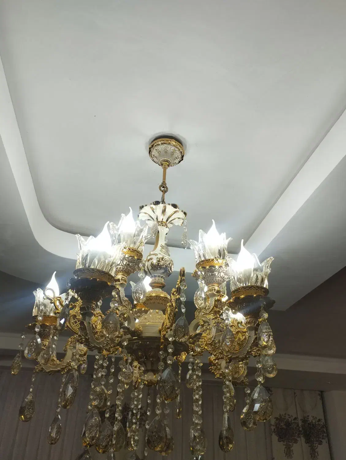 لوستر|لوستر و چراغ آویز|اراک, |دیوار