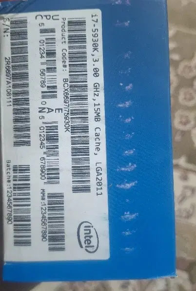 پردازنده اینتل مدل Core i7 5930 K|قطعات و لوازم جانبی رایانه|تهران, زیبادشت|دیوار