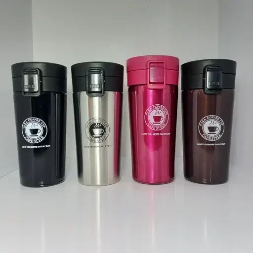 ماگ سفری استیل Enjoy The Coffee|ظروف سرو و پذیرایی|مشهد, سیلو|دیوار