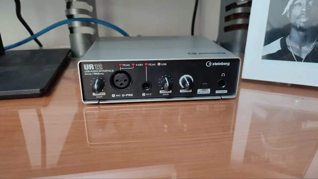 کارت صدا  Steinberg UR12 خیلی تمیز و در حد|آلات موسیقی|تهران, فلسطین (میدان انقلاب)|دیوار