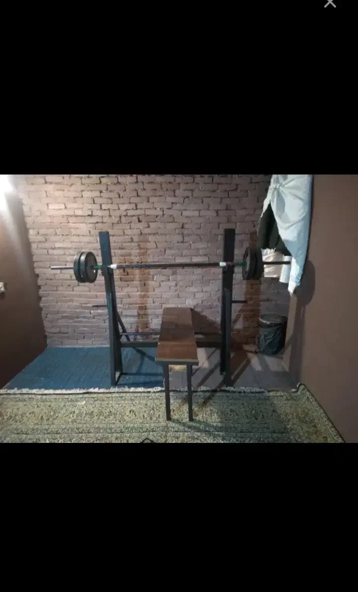 دستگاه پرس سینه با هالتر و وزنه|تجهیزات ورزشی|نوشهر, |دیوار