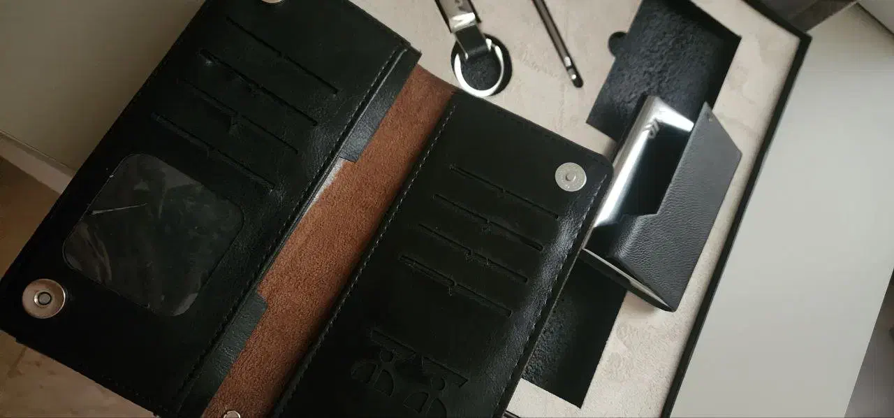 ست کیف و خودکارجاکارتی و جاسوییچی کادویی|صنایع دستی و سایر لوازم تزئینی|تهران, مرزداران|دیوار