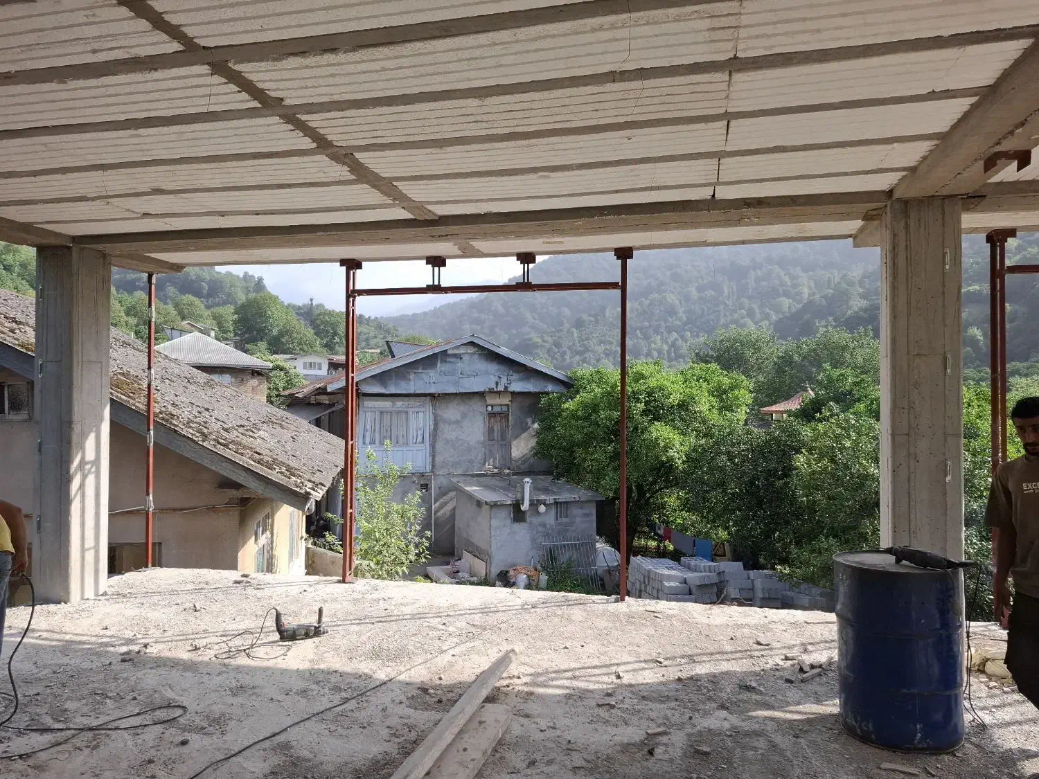 وال پست و میلگرد بستر|مصالح و تجهیزات ساختمان|کلاچای, |دیوار