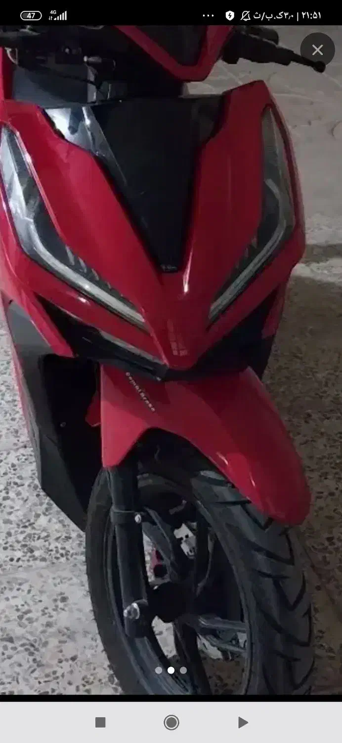 موتور کلیک تمیز بدون خرج معاوضه با بی کلاج|موتورسیکلت|اصفهان, برازنده|دیوار